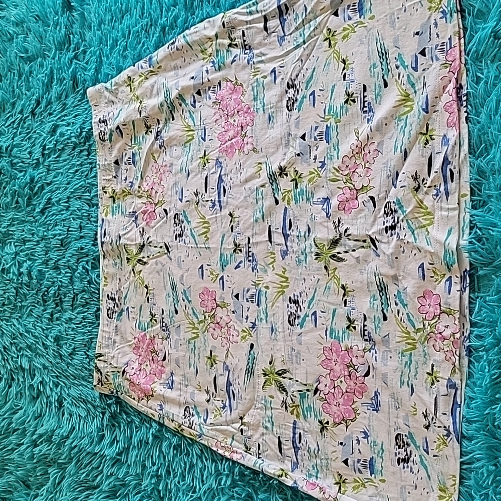 J.Jill beach theme skirt with front pockets